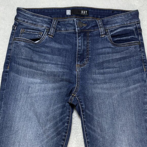 Kut from the Kloth Jeans Womens Sz 6 Blue Connie Ankle Mid Rise 29x27 - Picture 2 of 12